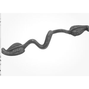 Hickory Touch of Spring P7302-VP Vibra Pewter 3 3/4"cc Leaf Cabinet Handle Pull